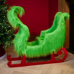 Load image into Gallery viewer, 🛷 Large Grumble Fur Sleigh - Green - PREMIUM EDITION
