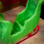 Load image into Gallery viewer, 🛷 Large Grumble Fur Sleigh - Green - PREMIUM EDITION
