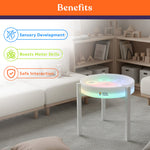 Load image into Gallery viewer, Special Supplies LED Light‑Up Table Set – Color Changing Glow Furniture, Mood Lighting, RGB LED Table for Sensory Play, Home and School

