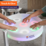 Load image into Gallery viewer, Special Supplies LED Light‑Up Table Set – Color Changing Glow Furniture, Mood Lighting, RGB LED Table for Sensory Play, Home and School
