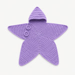 Load image into Gallery viewer, "Star Cuddle Wrap™ – Hooded Knit Baby Blanket
