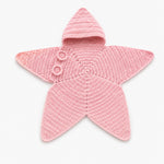 Load image into Gallery viewer, "Star Cuddle Wrap™ – Hooded Knit Baby Blanket
