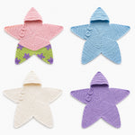 Load image into Gallery viewer, "Star Cuddle Wrap™ – Hooded Knit Baby Blanket
