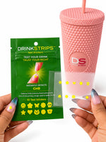 Load image into Gallery viewer, DRINKSTRIPS Drink Spike Detection Nail Stickers - 1 POUCH (10 STICKER TESTS)
