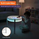 Load image into Gallery viewer, Special Supplies LED Light‑Up Table Set – Color Changing Glow Furniture, Mood Lighting, RGB LED Table for Sensory Play, Home and School
